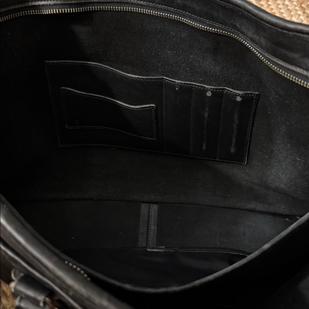 Vintage Coach Lexington Embassy Briefcase Fabric Strap Silver Hardware Bag - Picture 12 of 13